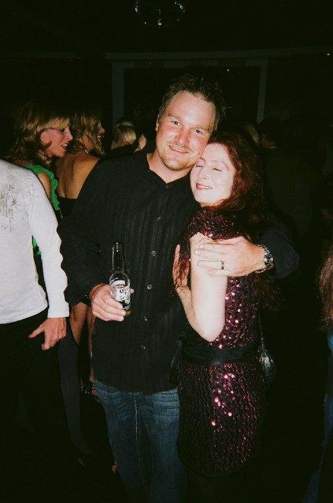 Jamie Barron, Laurel Barron at Dexter Wrap Party.