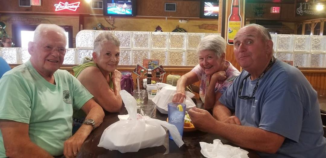 Great Dinner at Dean's South of the Border with Bonnie and Alan.