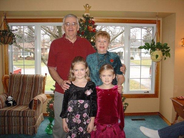 Marg, me, Meghan and Melissa (Andrew's kids)