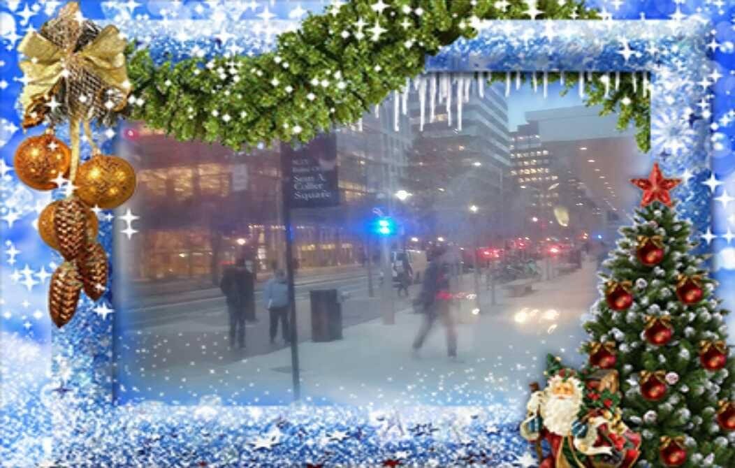 winter night in Boston