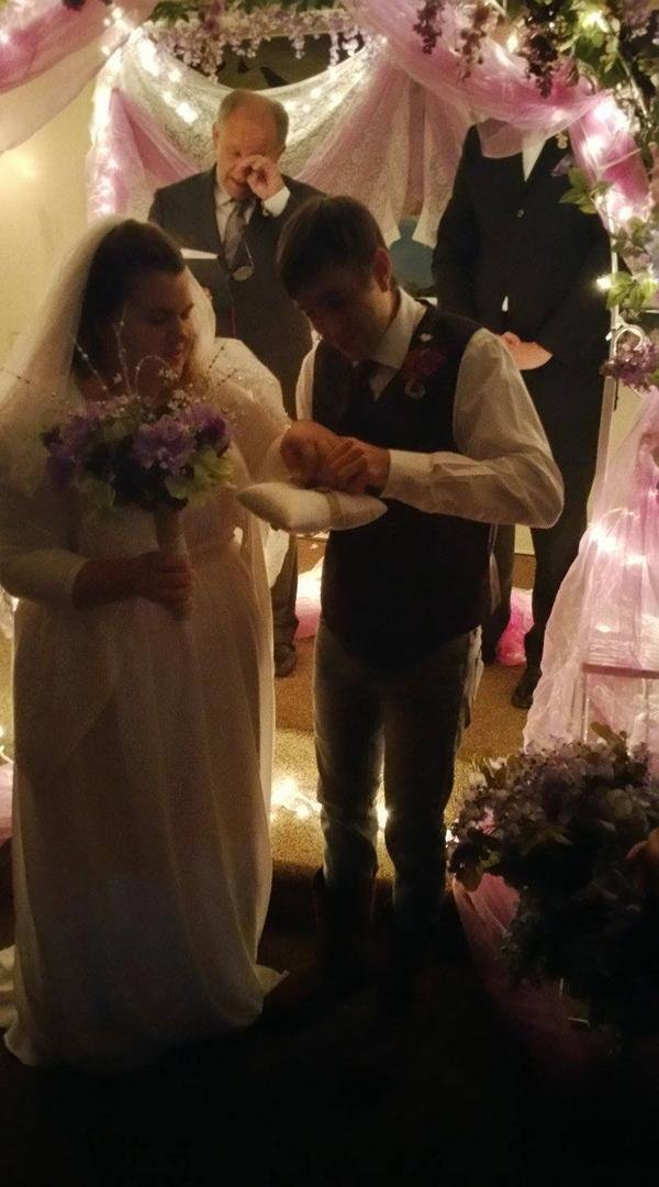 My oldest grandson on his wedding day