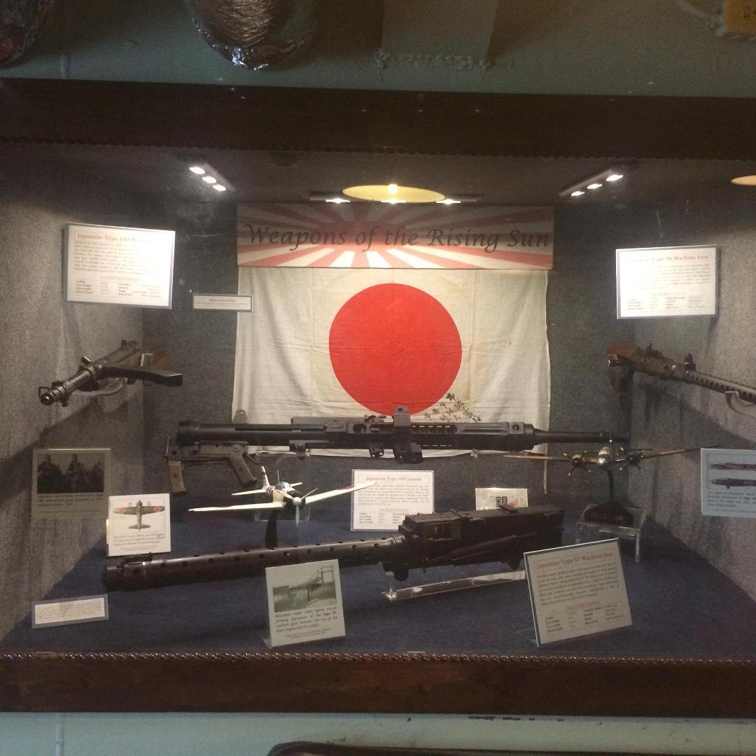 Captured Weapons  of Japanese on Alabama