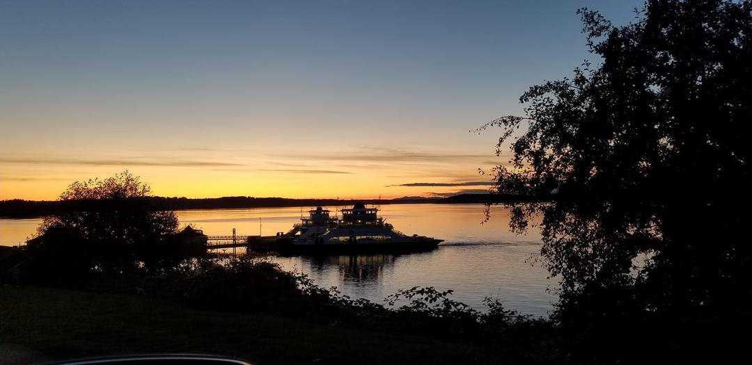 Sunset tonight in Steilacoom