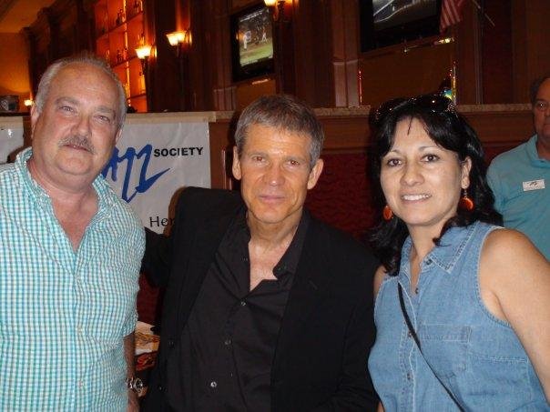 With David Sanborn after a great performance in Las Vegas