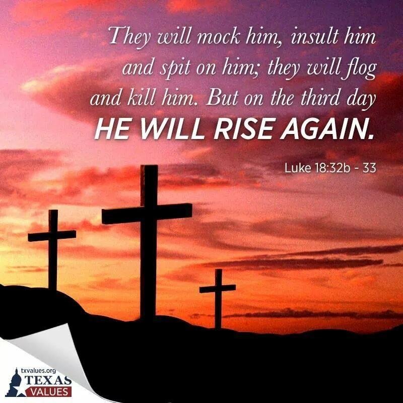 He is risen!!!