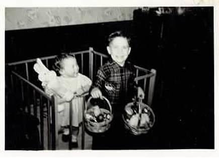 My second Easter with my brother Ricky
