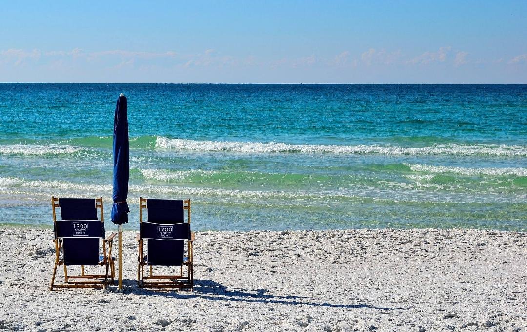 It was a clear day at the beach earlier today. Now it is a little over cast. Good to be back on the waterfront.....remember I have the condo up for weekend and weekly rental in September.