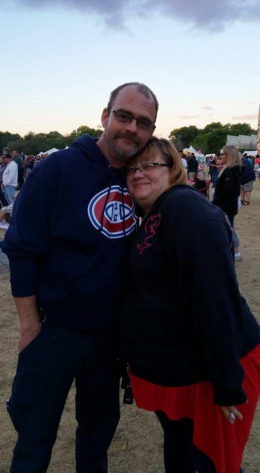Darren O'Connor and I at Gage Park last night.