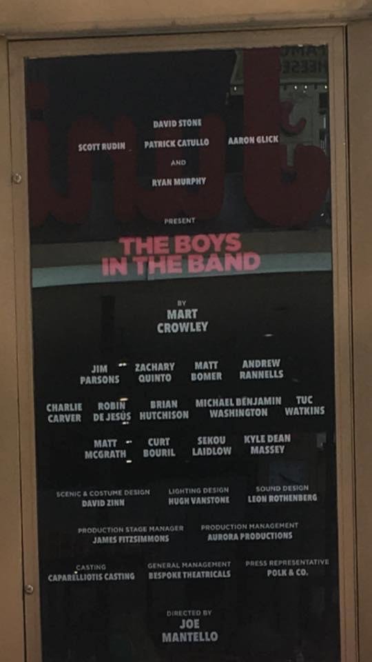 The Boys in the Band...