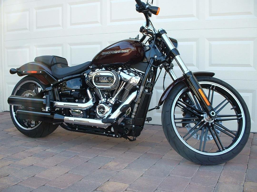 Merry Christmas to all! Hope Santa brings you everything you desire. I must have been a very good boy this year since Santa brought me a new 2018 Harley Breakout. New motor, frame, suspension and more for lots of fun. Custo