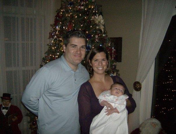 ANDY,AMBER & PRESLEY 1st Christmas