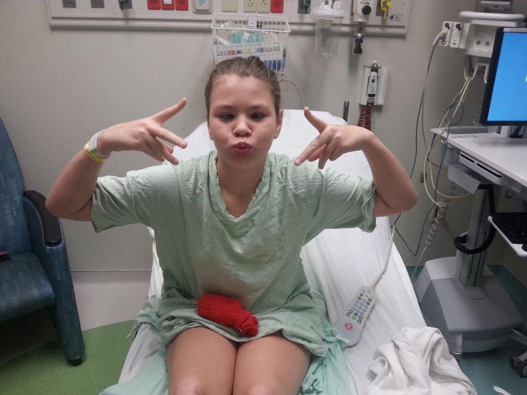 At Wolfson HospItal for KatIes surgery.