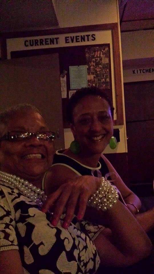 My sister friend for life hanging tough together. Thank God for her love.