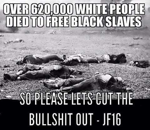 Not even a thank you from the leaders of the black community. And you want reporations. Your forefathers already were paid that dept. Next.....