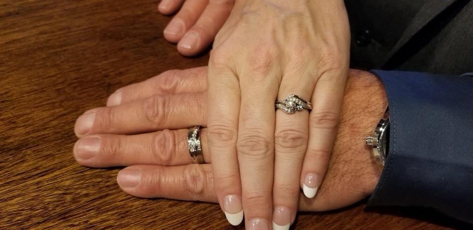 It is official Randi and I are officially married as of noon today.