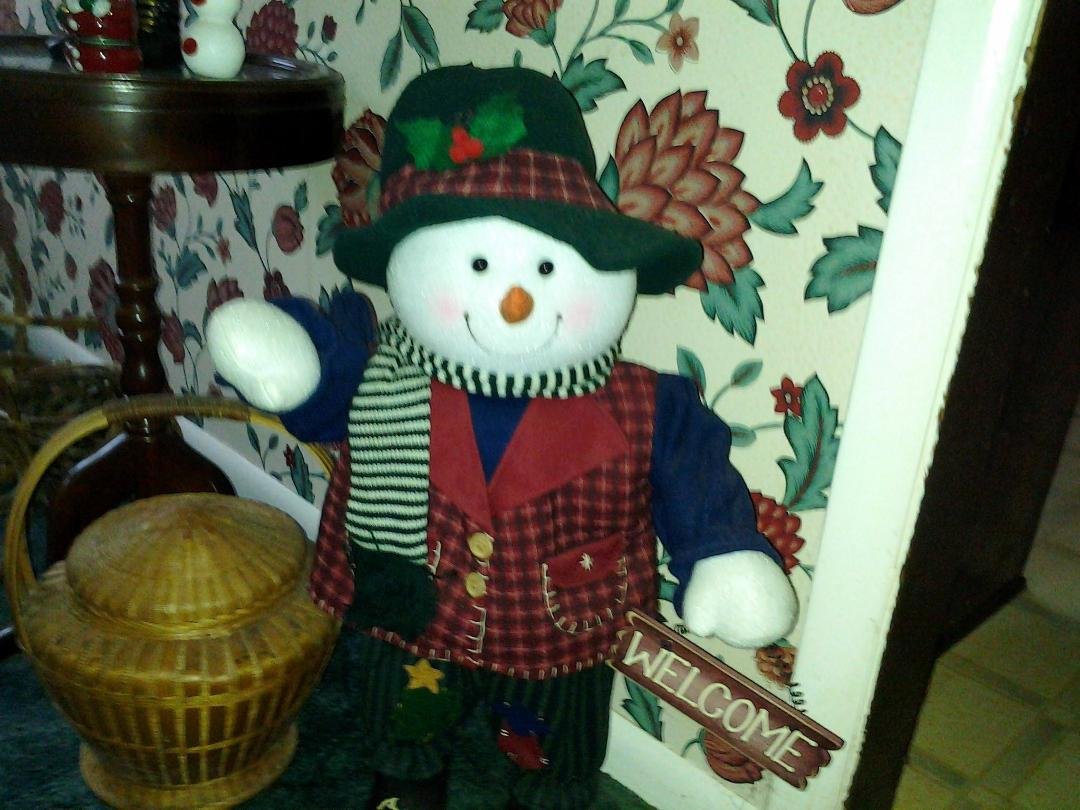 Frosty welcomes everyone (please don't comment on chipping paint)
