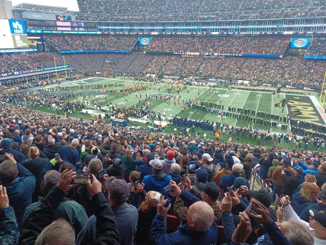 I want to thank my Cousin in law Marty Grady and his grandkids for letting  me be a part of this memorial event ( Army Navy Game) Marty is Navy Vet and I'm Army vet
