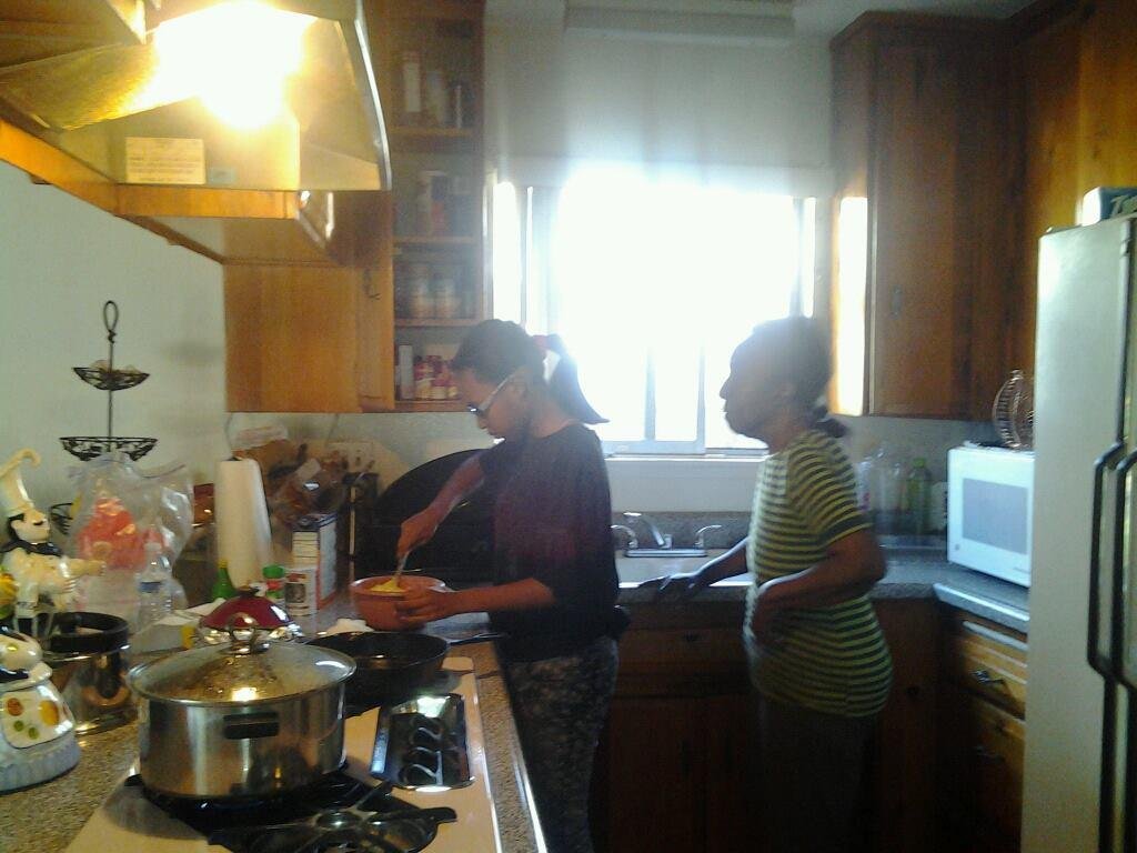 Cooking Thanksgiving dinner with Grandma= A true blessing.....