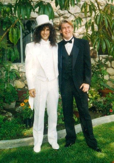 Getting ready for a big day. 2 Cool Cats. Ran across these photos from the past and had to share.