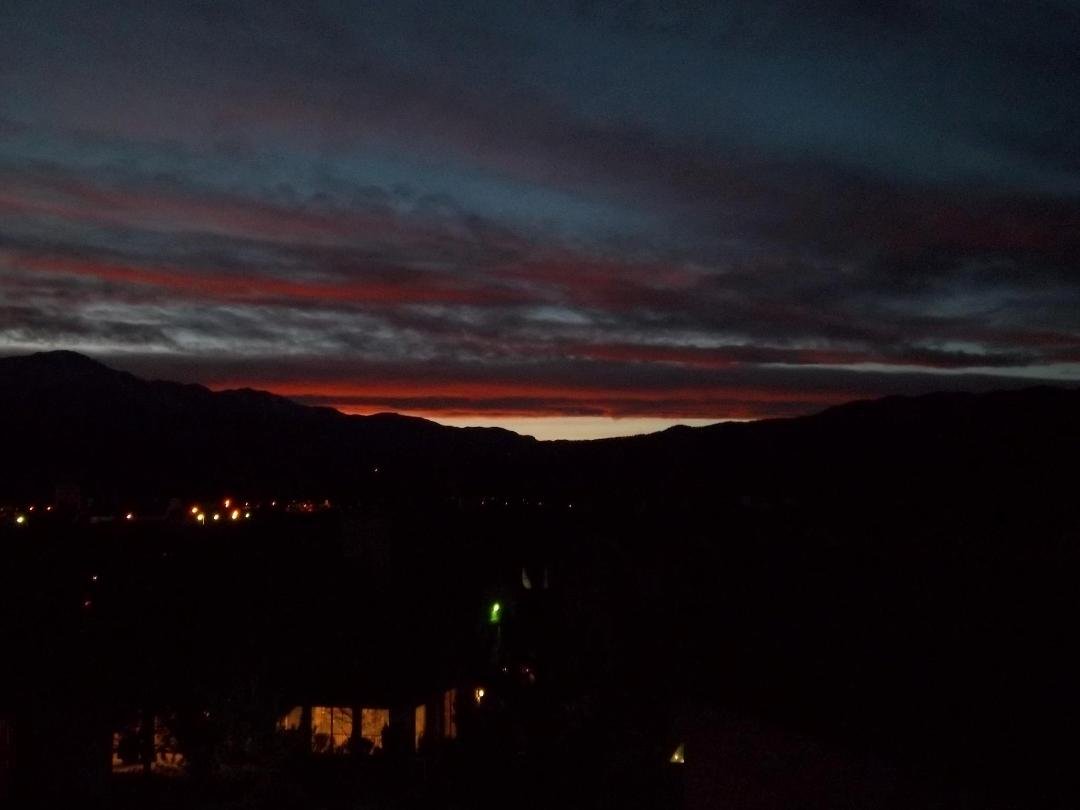 Pikes Peak on a Saturday night for Curt & Pam