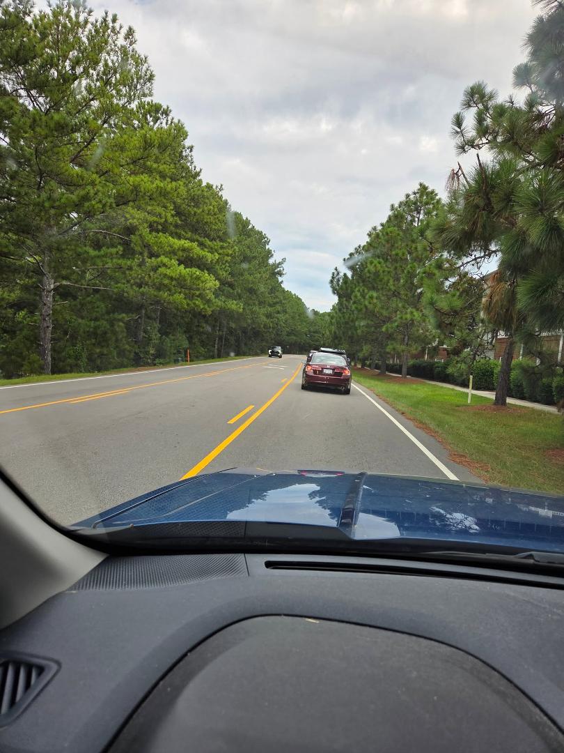 Pinecrest HS drop off backed up to Creston Commons...