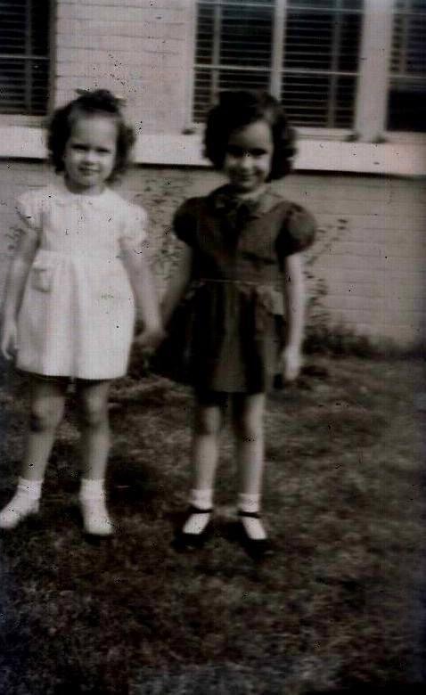 Have to share some joys of Facebook. Came across some negatives today and "developed" them with the computer. It's a friend and myself when I was about 5 years old. Taken at her birthday party and today we are connected