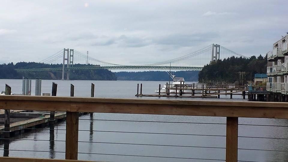 Wonderful  lunch  with  my  brother  and  sister  today  and  a nice  visit with  a view