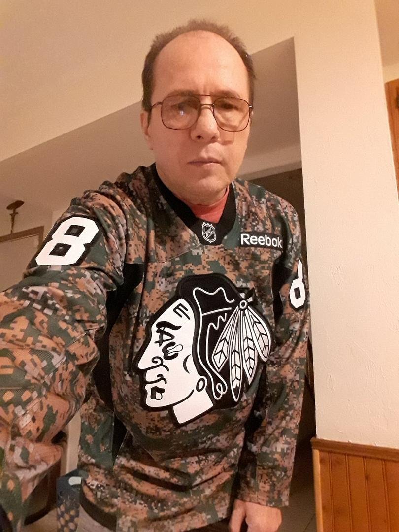 Ordered in November 2017 got it today just in time if they make the playoffs. Even though it is the wrong color I like it. They first sent me a red Kane jersey which I already have so I sent it back in December 2017 and no