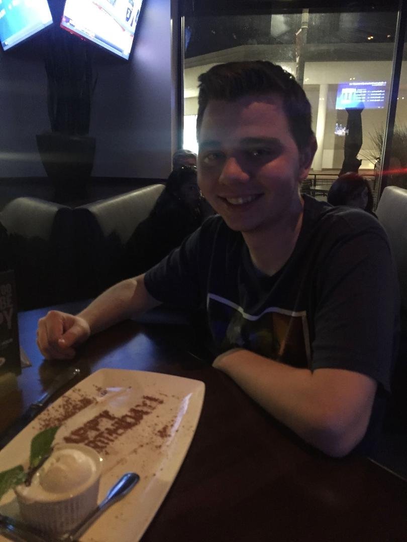 Andrew's 21st birthday.