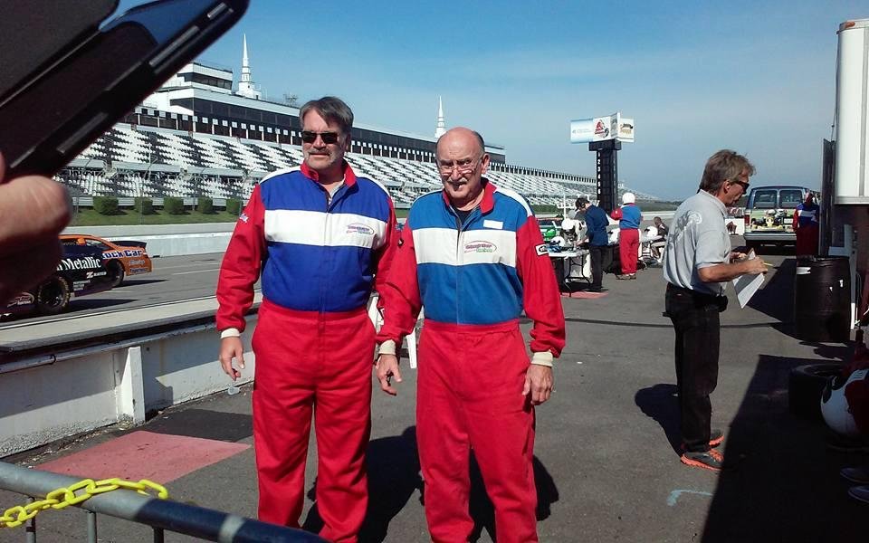 Ken Mar Jr & Sr ready for their Pocono Race track experience.