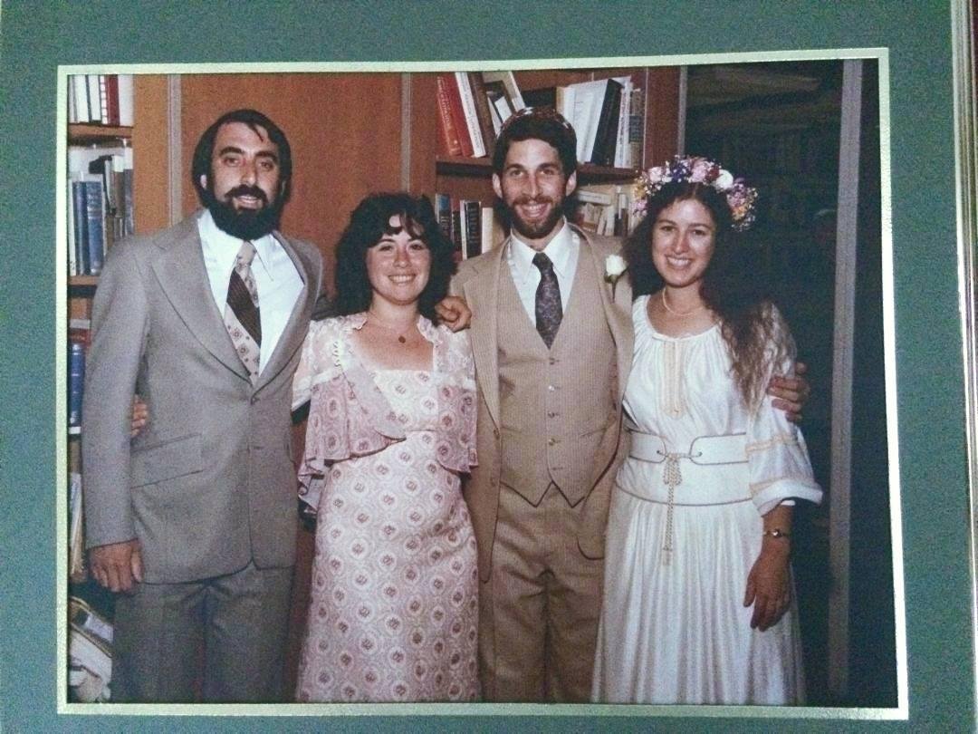 Throw back Thursday- younger times at one of my best friend's wedding in the 70s. Nancy Drone, feel better!