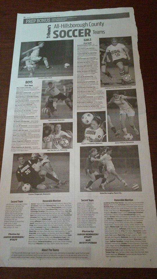 Congratulations to our 7 Riverview HS boys soccer players who made the All-Hillsborough County Boys Soccer Team. 3 on First team. 1 on Second Team & 3 Honorable mentions. Great year for us. 6-0-0 in our District & 16-1-