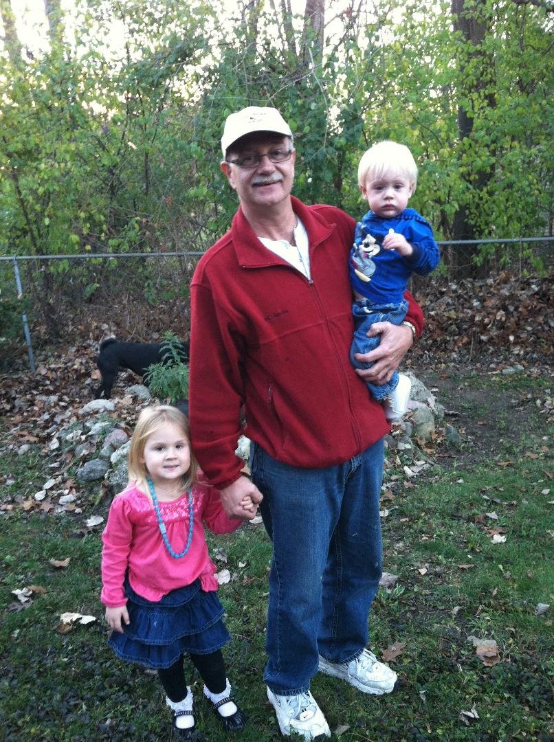 Walking with my grand babies