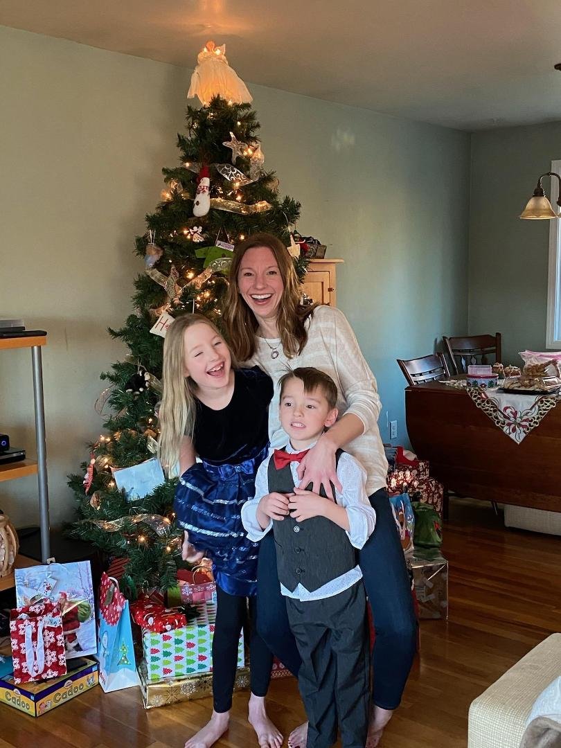 Kayc, Kat & Fulton, Christmas 2020. Love you all, Granny! 💓💓