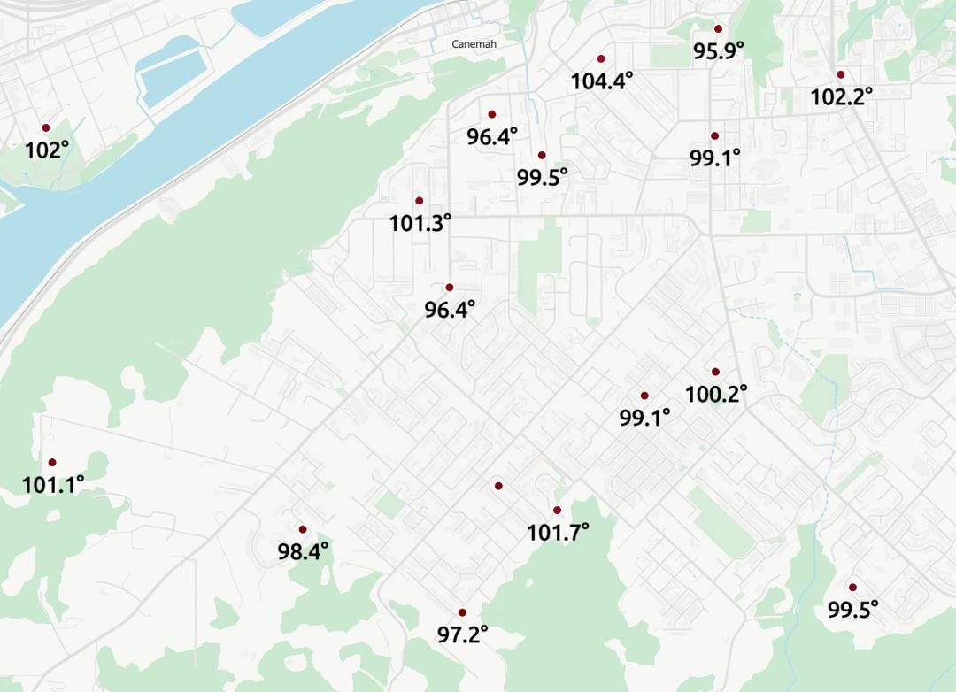 Starting to get a little warm for western Oregon