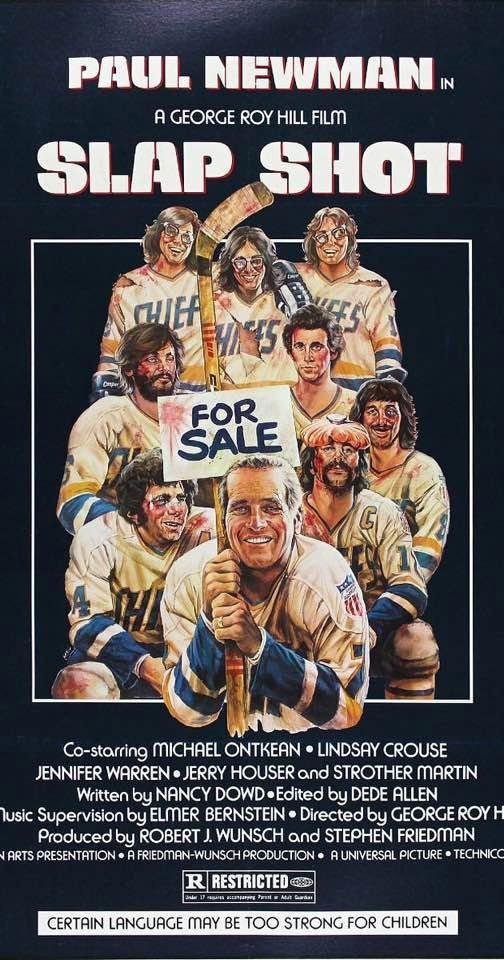 On February 25, 1977 my favorite movie of all time was released . Happy 40th to Reg Dunlop and the Chiefs. Here's to Old Time Hockey and Eddie Shore!