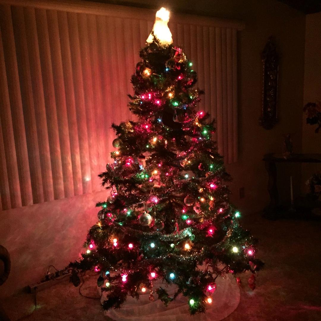 Another view. Love it when our tree is up...🎄😊