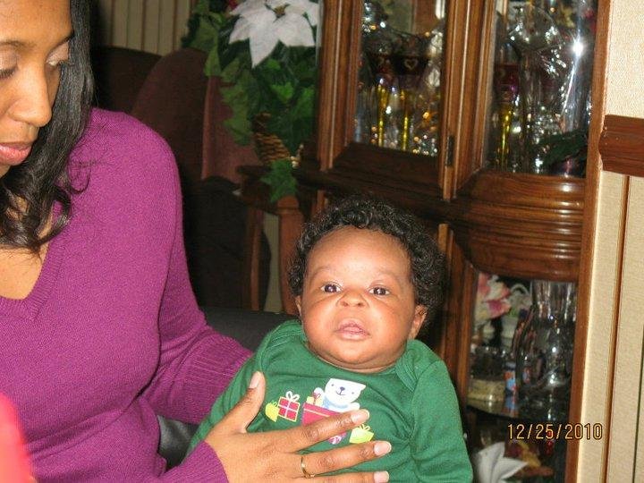 Grandson with Auntie Dee