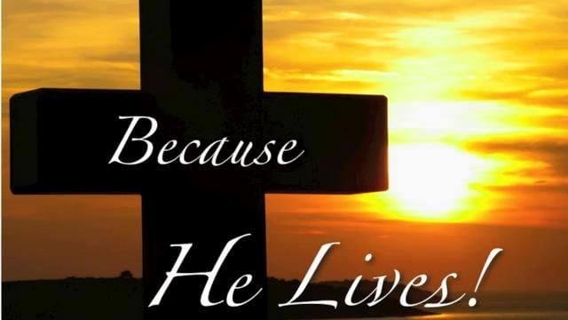 HE LIVES!!!!!!!! 2,000 years ago He conquered death for Himself and all who follow Him! The wages of sin is death and He conquered sin! God became man and bore the blame and punishment for all our sins. His blood cleansed u