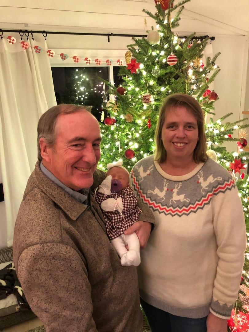 Merry Christmas from Gaby, Rick, and our newest addition to the clan..
Kath and Sam' s Sophie Gabriela...