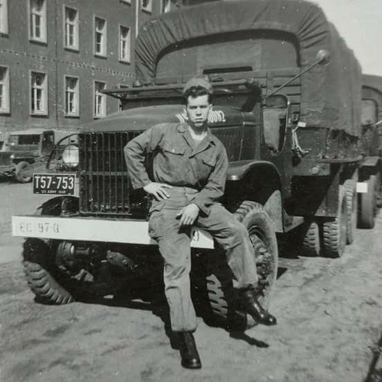 My dad in the army