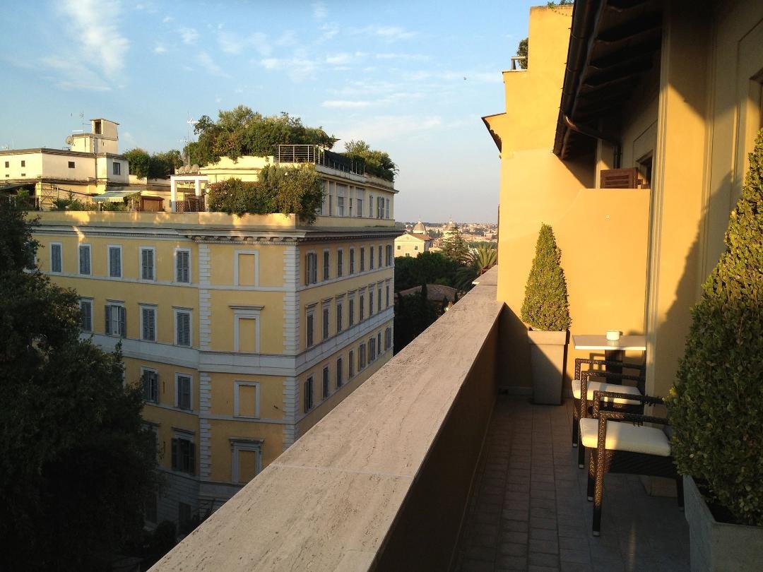 View from the terrace at the hotel