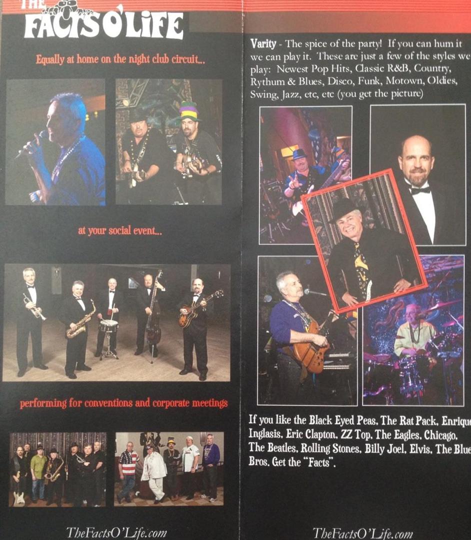 The Facts O Life. Coming to the Casa Loma Ballroom Nov 2 2013 with special guests of The Beggars Carnivale
