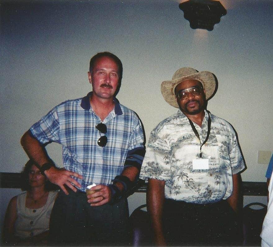 TBT John Kiegel & me at the 7th SOS Reunion 2000