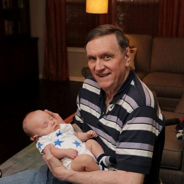 Enjoyed meeting grandchild #4 and and spending the afternoon with him and his parents.  He was so excited to see me that he went right to sleep.  He's definitely a keeper!