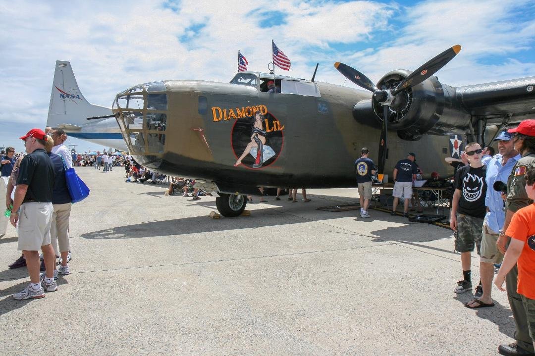 Had a great time at the Air Show at Andrews today. Here's a B-24 bomber from WWII on display at Andrews AFB this weekend for their Joint Base Open House and Air Show. It is really cramped inside. It's amazing to realize th
