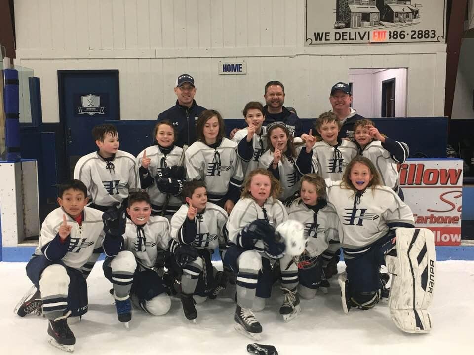 Spencer and his Squirt A Hudson hockey team are going to State. Congratulations!