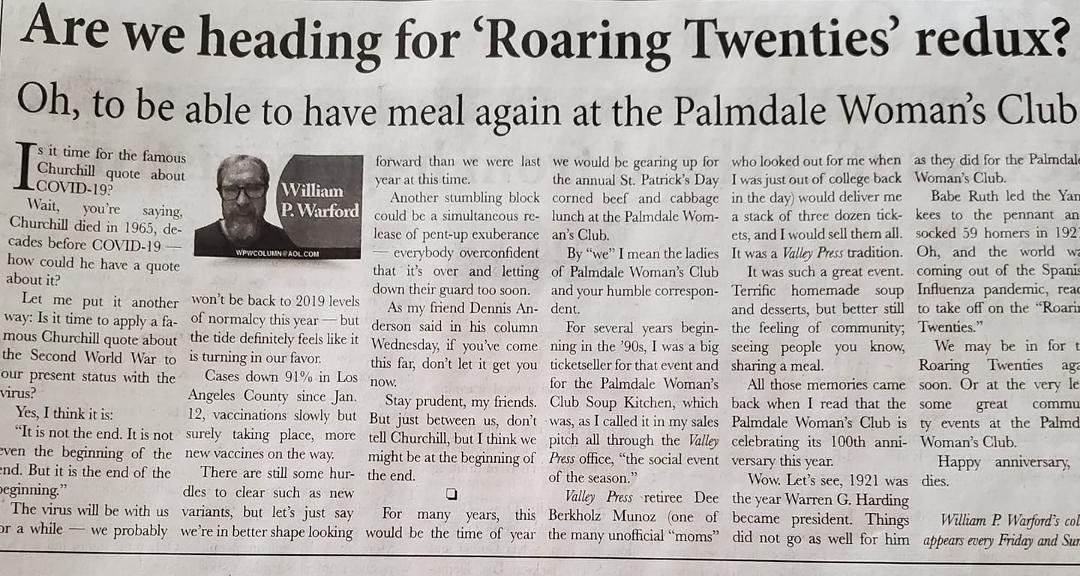 Who saw this article today?  Great words for a great organization that's been in the AV for 100 years!!