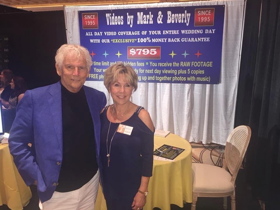 Helping a friend at the Las Vegas Bridal Fair