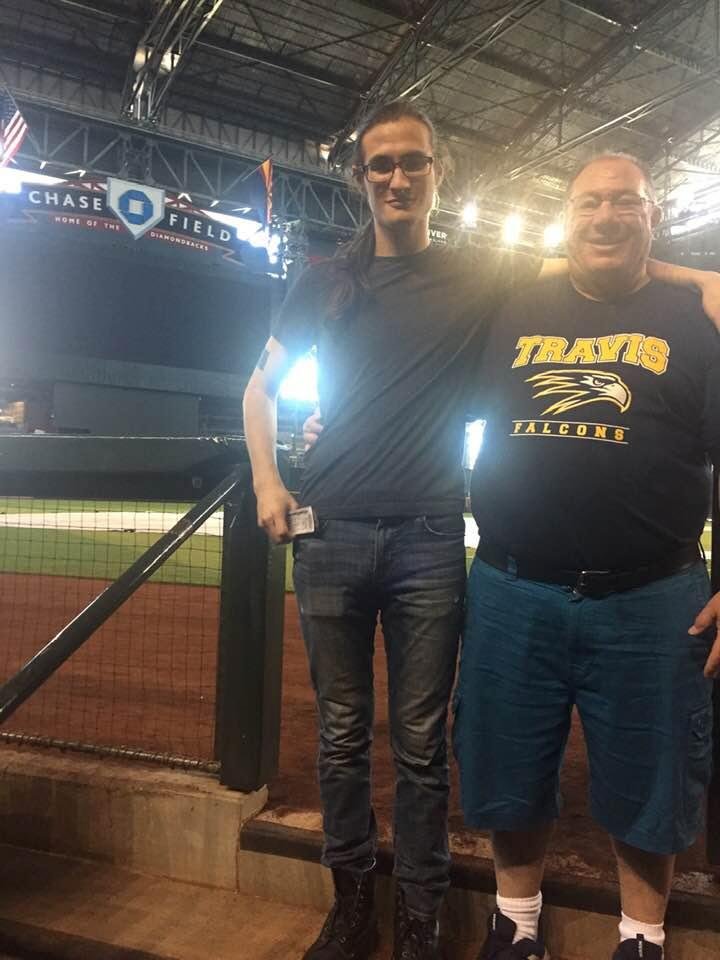 Ben Cooper and me on Chase Stadium tour